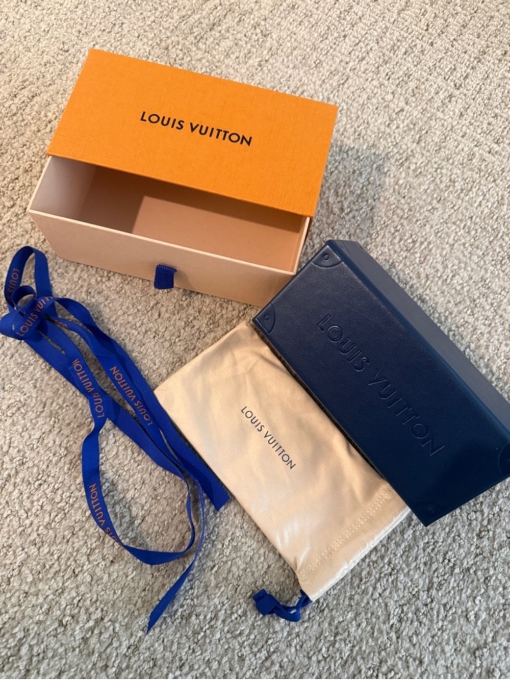 Louis Vuitton Leather Glasses Case